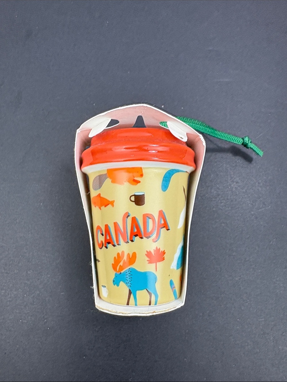 Starbucks Canada Travel Mug Ornament 2017